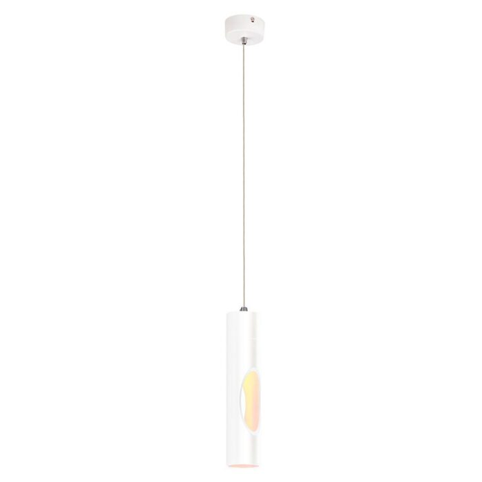 Lampă Suspendată Maxlight GOLDEN, 1 x 5W LED 290 LM, Ø: 5,5 cm, H: max 120 cm, Culoare Alb