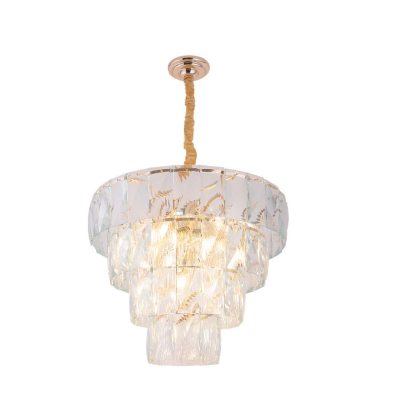 Lampă Suspendată Maxlight VIVALDI, 30 x 40W E14, Ø: 65 cm H maxă: 115 cm, Culoare Auriu