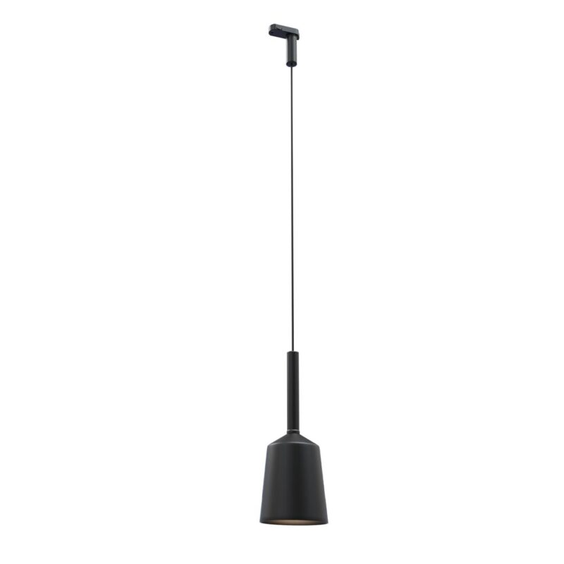 Lampă Suspendată Maxlight TULIPE, 1 x 35W E27, H maxă: 160 cm, Ø: 14,7 cm, Culoare Negru