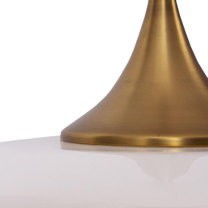 Lampă Suspendată Maxlight YAMA, 1 x 60W E27, H: 140 cm, Ø: 35 cm, Culoare Auriu periat
