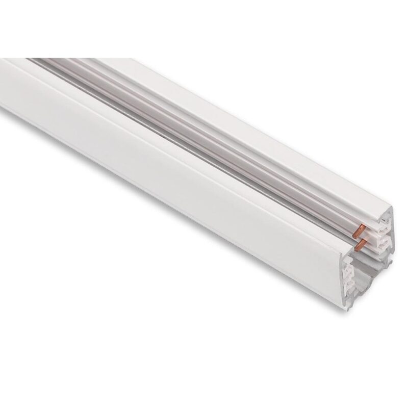 MAXLIGHT - Șină electrică 3 faze de 2 metri, de culoare albă_MHT1-200-WH_Aluminiu