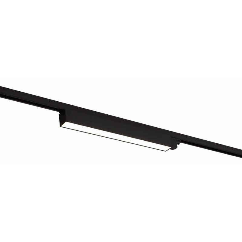 MAXLIGHT - Lampă pentru șină electrică Linear Track, neagră, 18W, 4000K_S0007_Metal|Acrilic