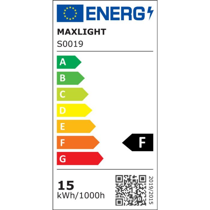 MAXLIGHT - Lampă pentru șină electrică Hoshi,albă_S0019_Aluminiu|Acrilic