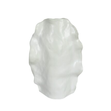 Vază alb perlat din ceramică Bianca Pearl Grande 36x16x51 cm