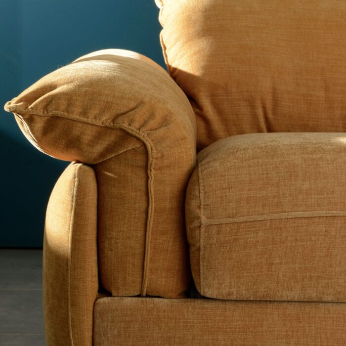 Canapea extensibilă Selene – Saltea Dunlopillo cu grosimea de 15cm, suprafată de dormit 195×140 cm / 195 x 160 cm, personalizabilă