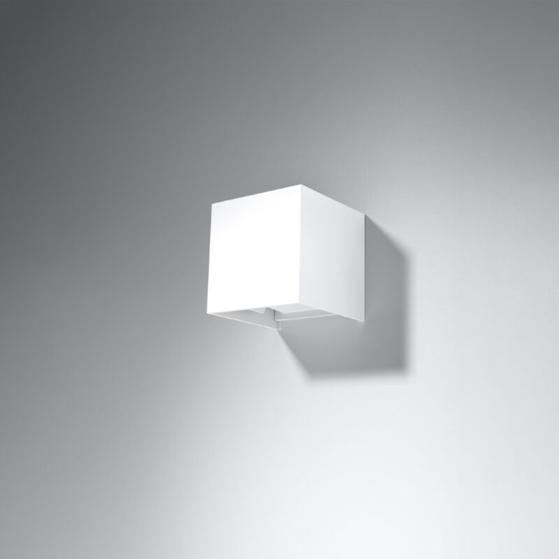 Aplică de perete Sollux colectia Luca LED 10 x 10 x 10 cm, alb_SL.0544