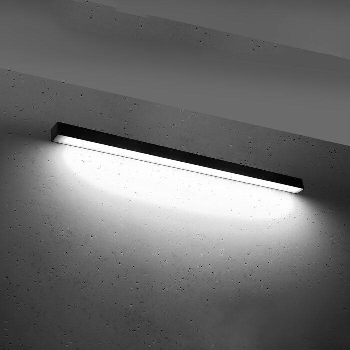 Aplică de perete Thoro colectia Pinne LED 118 x 6 x 6 cm, negru_TH.075
