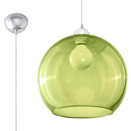 Pendul Sollux colectia Ball E27 30 x 30 x 120 cm, verde_SL.0254