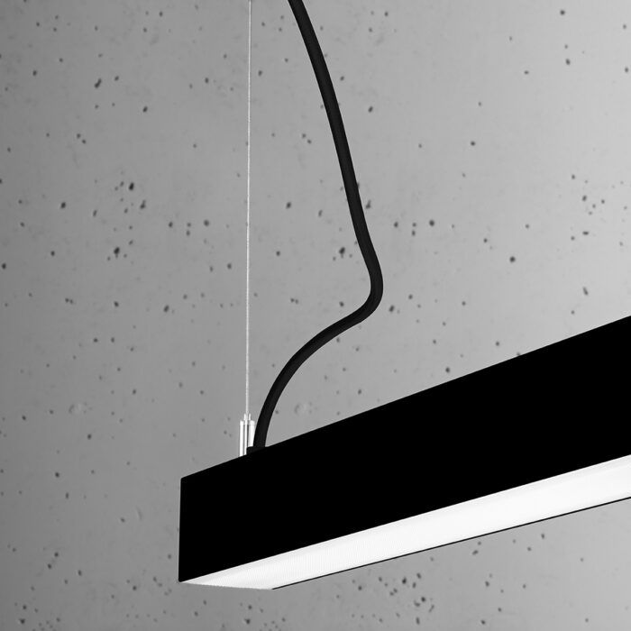 Pendul Thoro colectia Pinne LED 67 x 6 x 150 cm, negru_TH.030
