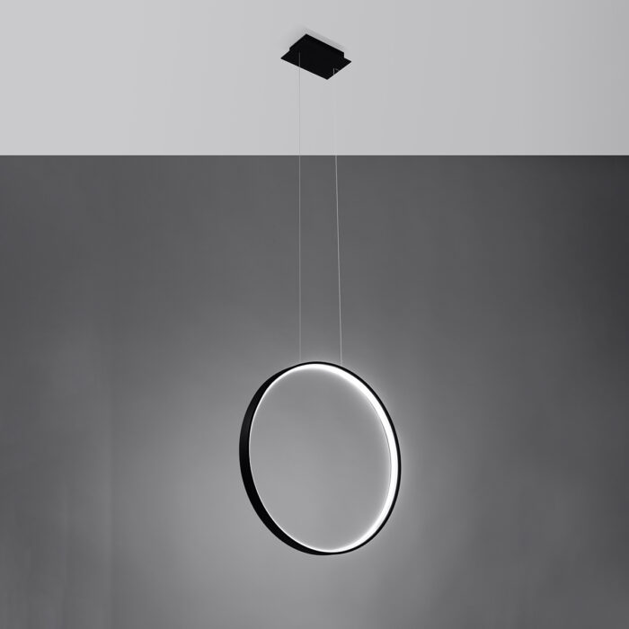 Pendul Thoro colectia Rio LED 55 x 16 x 150 cm, negru_TH.116