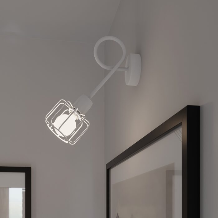 Plafonieră Sollux, colecția Beluci, E14 2x40W,2x12W LED, 27/17/19 cm, culoare :alb_SL.1112