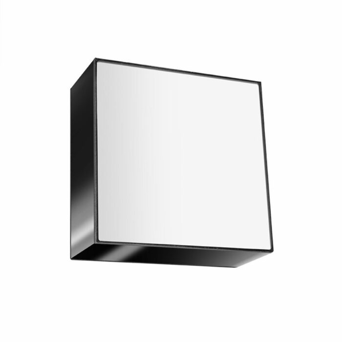 Plafonieră Sollux, colecția Horus, E27 1x60W,1x15W LED, 25/25/11 cm, culoare :negru_SL.0142