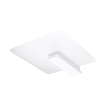 Plafonieră Sollux, colecția Lappo, E27 2x60W,2x15W LED, 40/14/47,5 cm, culoare :alb_SL.1093