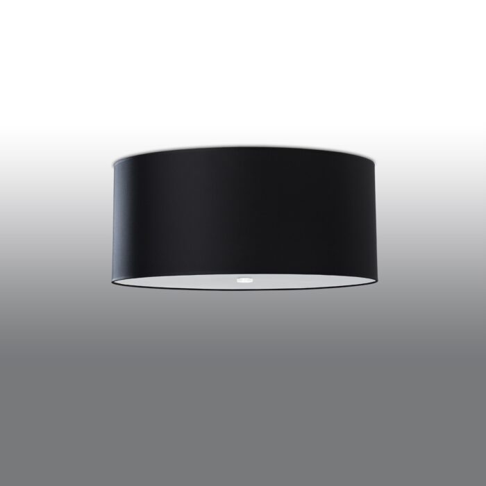 Plafonieră Sollux, colecția Otto, E27 5x60W,5x15W LED, 60/60/30 cm, culoare :negru_SL.0792