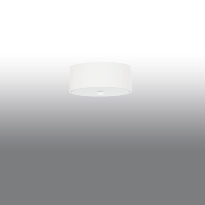 Plafonieră Sollux, colecția Skala, E27 3x60W,3x15W LED, 30/30/22 cm, culoare :alb_SL.0759
