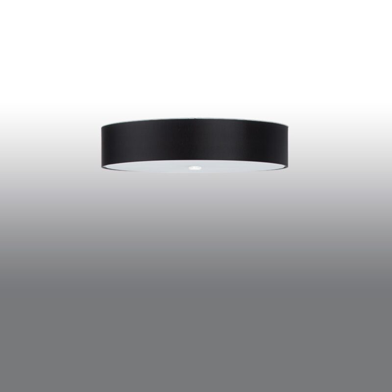 Plafonieră Sollux, colecția Skala, E27 5x60W,5x15W LED, 60/60/16 cm, culoare :negru_SL.0810