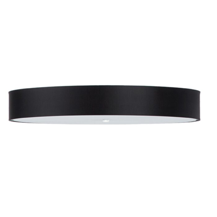 Plafonieră Sollux, colecția Skala, E27 6x60W,6x15W LED, 100/100/20 cm, culoare :negru_SL.0818