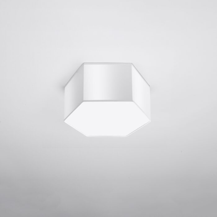 Plafonieră Sollux, colecția Sunde, E27 2x60W,2x15W LED, 30,5/26,5/15,5 cm, culoare :alb_SL.1058