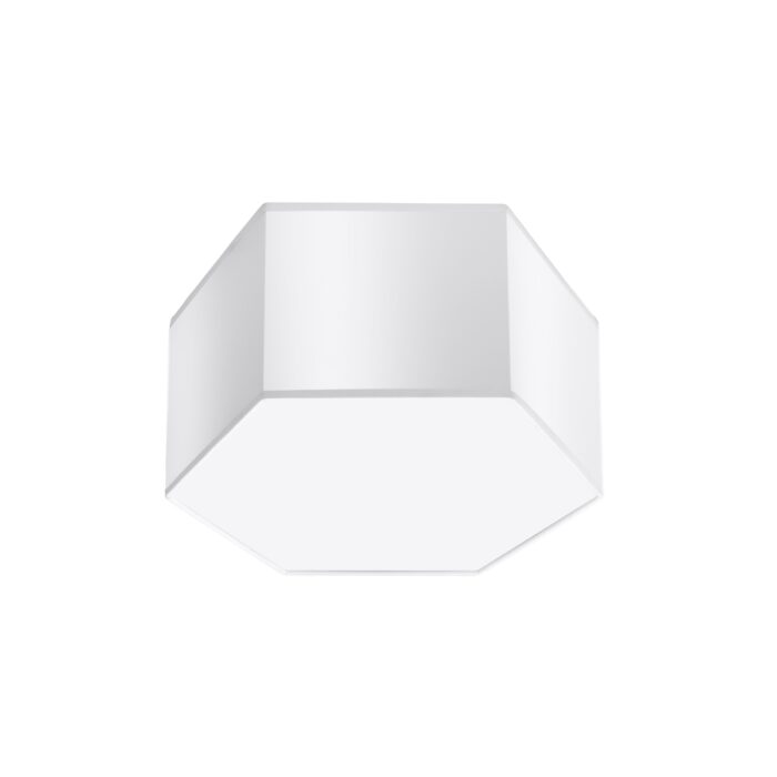 Plafonieră Sollux, colecția Sunde, E27 2x60W,2x15W LED, 30,5/26,5/15,5 cm, culoare :alb_SL.1058