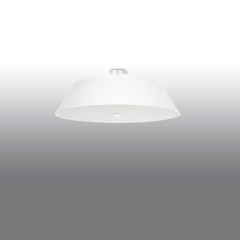 Plafonieră Sollux, colecția Vega, E27 5x60W,5x15W LED, 60/60/25 cm, culoare :alb_SL.0767