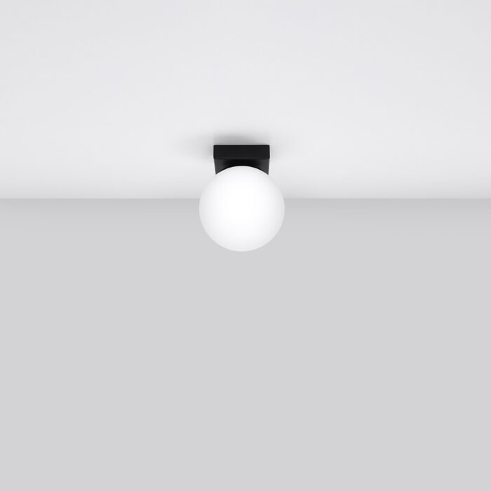 Plafonieră Sollux, colecția Yoli, G9 1x12W LED, 12/12/14,5 cm, culoare :negru_SL.1151