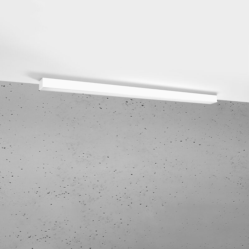 Plafonieră Thoro, colecția Pinne, LED 28W,3640lm,4000K, 118/6/6 cm, culoare :alb_TH.080