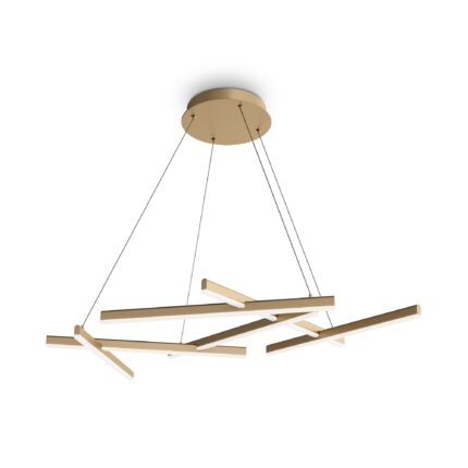 MOD016PL-L75MG4K_Lampă suspendată Maytoni Line, LED 75 W, 4000K, 3500LM, 80CRI, Auriu mat
