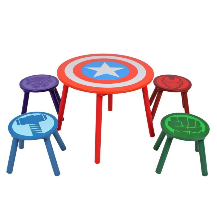 Set_masă_și_scaune_Marvel_Avengers,_MDF_15mm,_lemn_de_pin,_multicolor_Alb