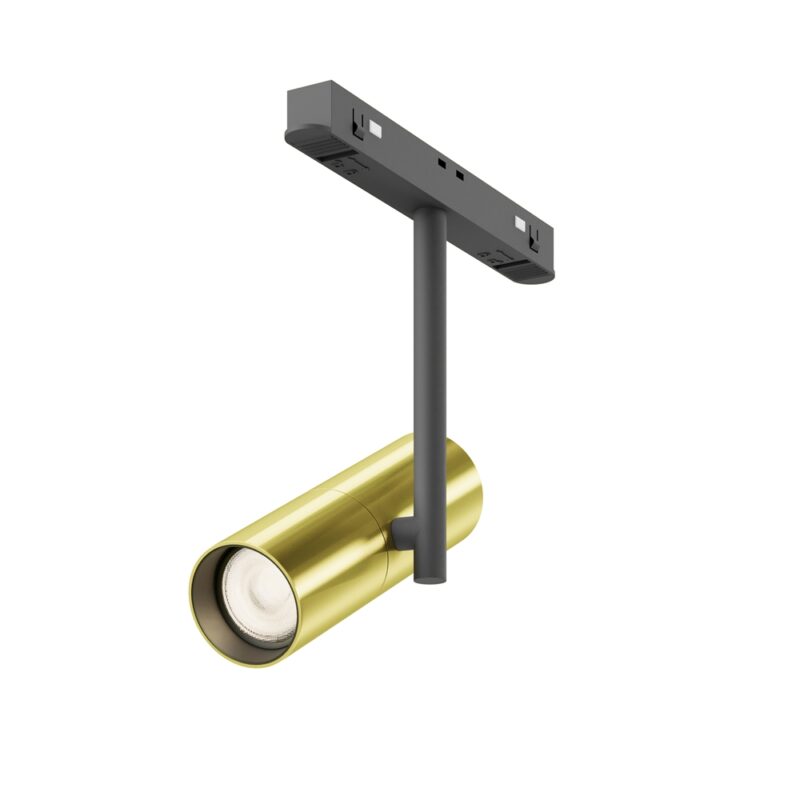 Spot pentru sistemele Exility Elti, 2700k-6000k, Negru, Alama_TR005-4-12W-DS-BBS