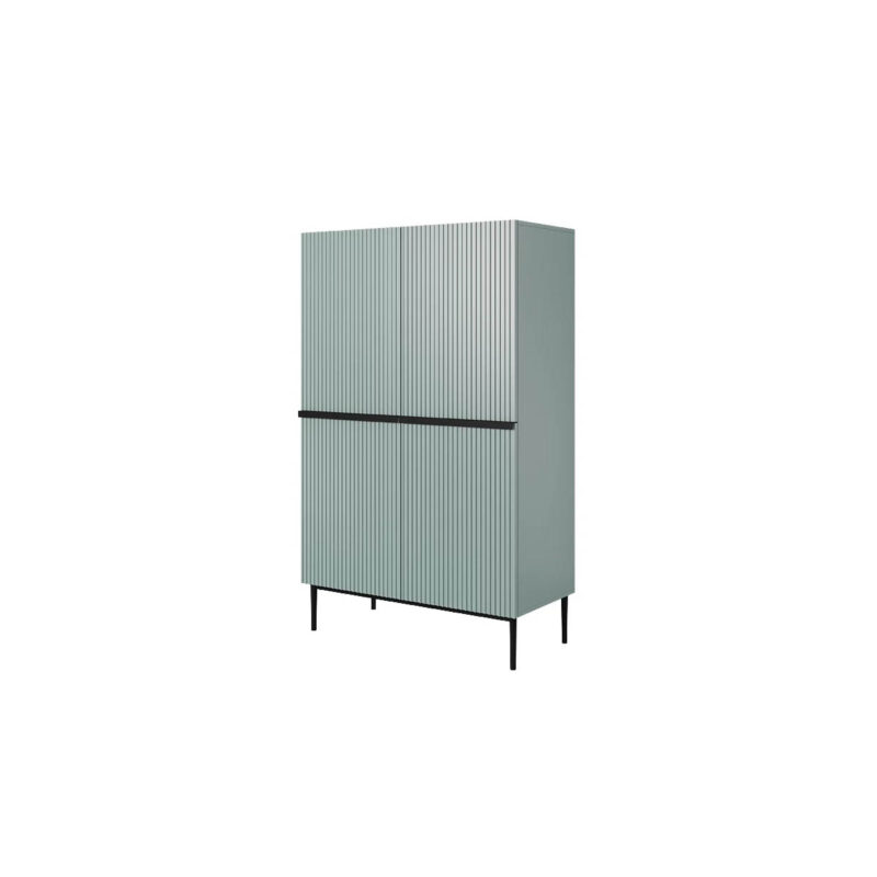 Cabinet Nicole  Verde Mentă, Picioare Negre